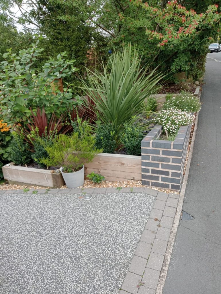 Raised beds installed in Stockport