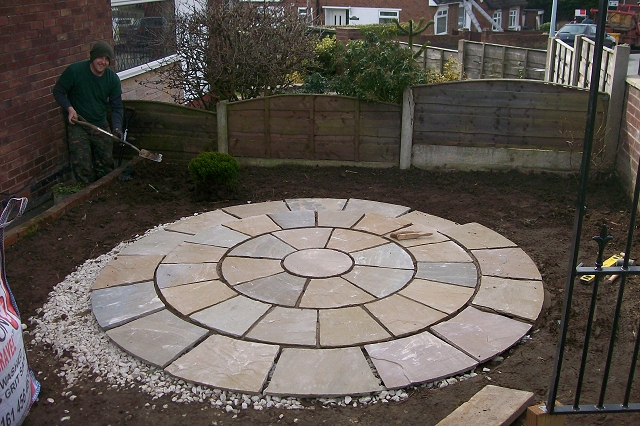 Indian Stone Patio in Bredbury