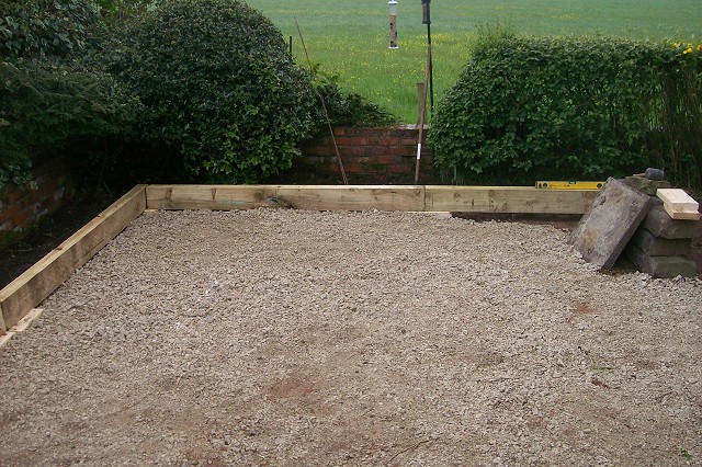 New Patio and Raised Beds in Bredbury