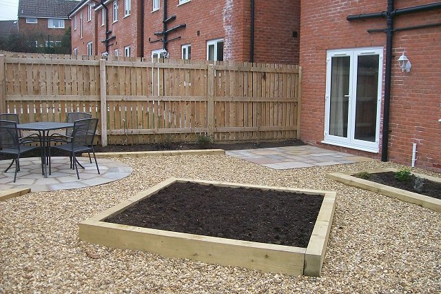 Patios andf Raised Beds in Offerton