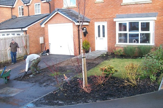 New Driveway and Front Garden in Offerton