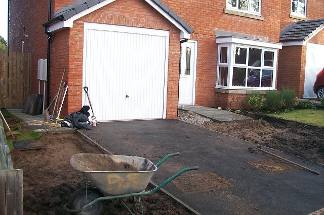 New Driveway and Front Garden in Offerton