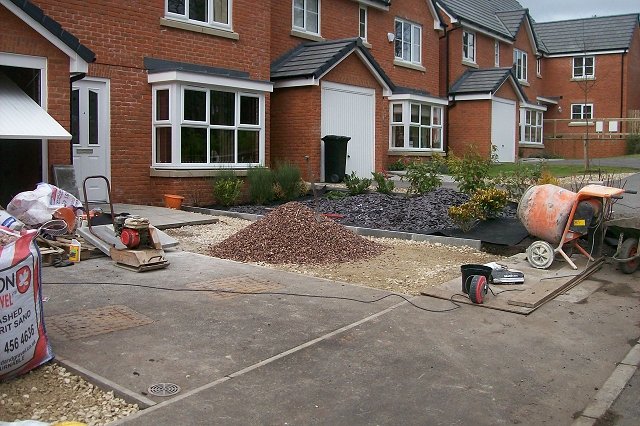 New Driveway and Front Garden in Offerton