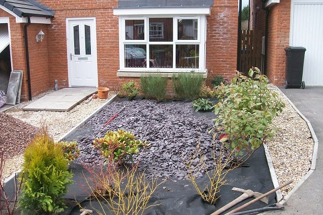 New Driveway and Front Garden in Offerton