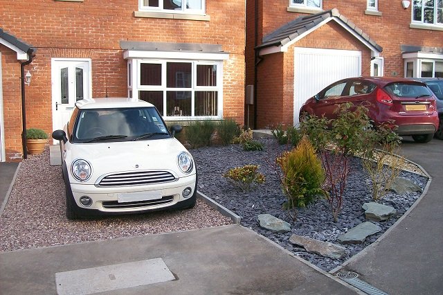 New Driveway and Front Garden in Offerton