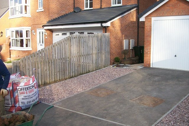 New Driveway and Front Garden in Offerton