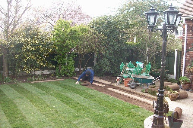 Brand New Garden Lawn in Bramhall